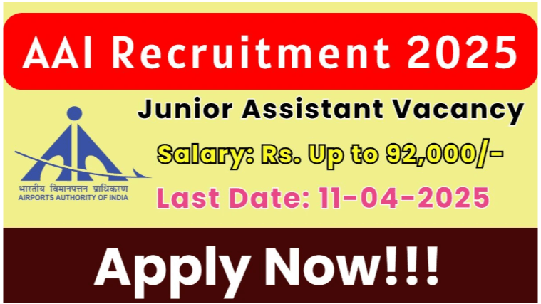 AAI Junior Assistant Fire Service Jobs 2025