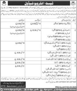 Provincial Institute for Teaching Education Jobs 2025